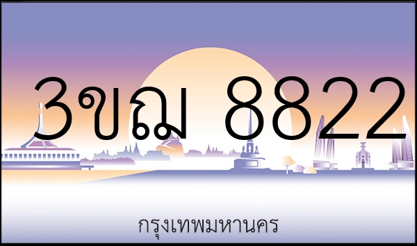 3ขฌ 8822